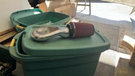 Aluminum Low Profile Intake Plenum & Cone Filter