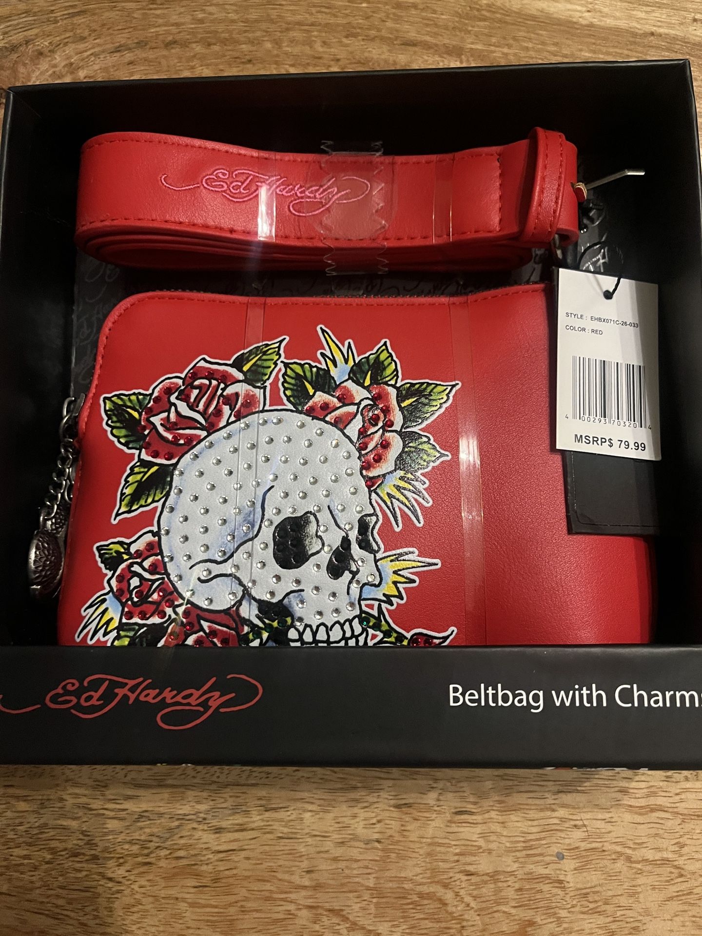 Ed hardy Beltbag With Charms Y2K