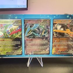 Iron Leaves ex, Iron Crown ex & Iron Boulder ex Temporal Forces Foil Set