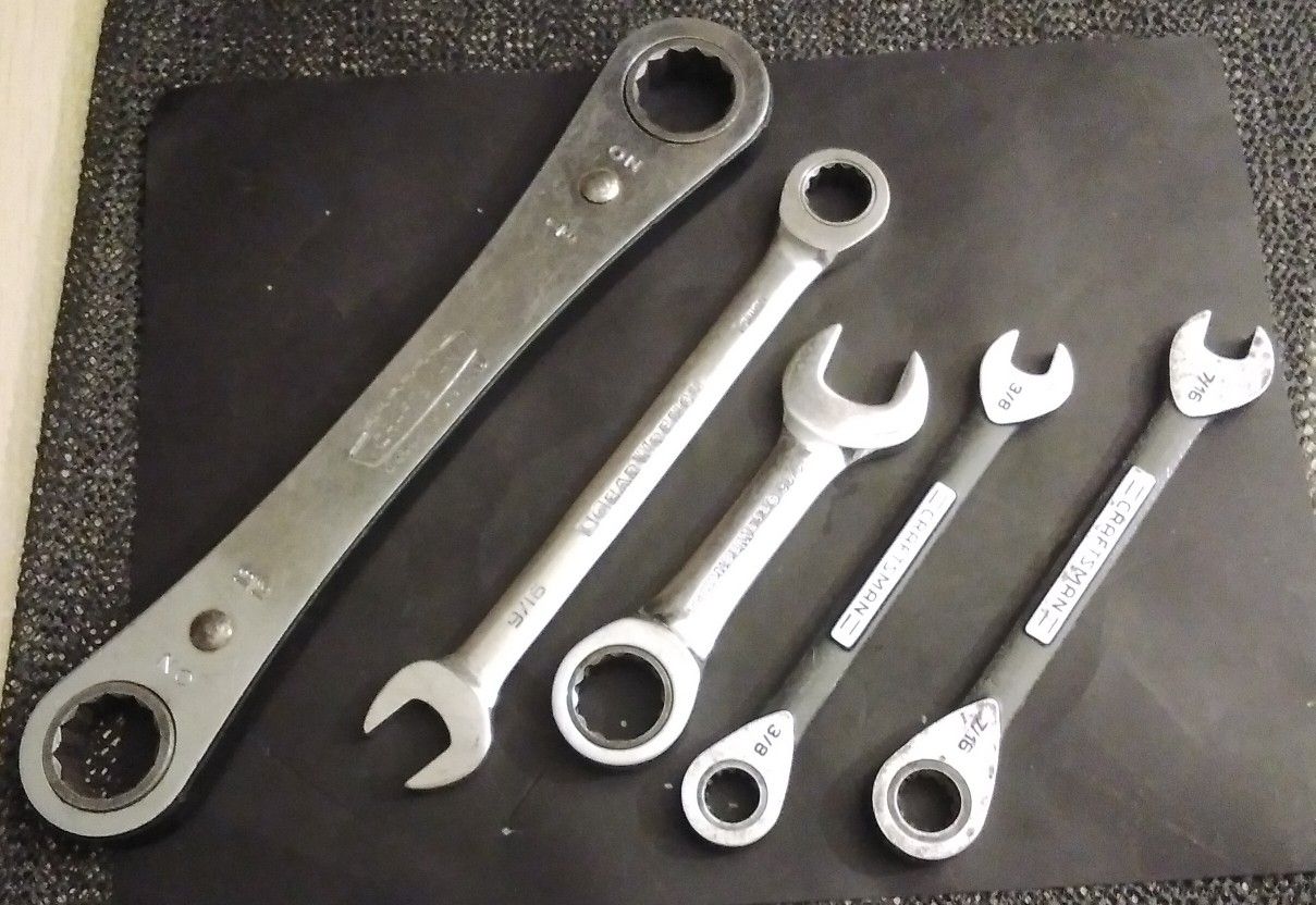 Gearwrench & Craftsman Ratcheting Combination Wrenches