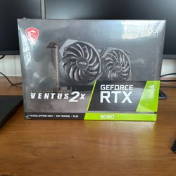 MSi GeForce RTX 3060 Ventus 2x OC 12GB GDDR6 Gaming Graphics Card