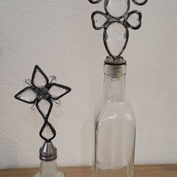 Decorative Bottles With Crystal Toppers
