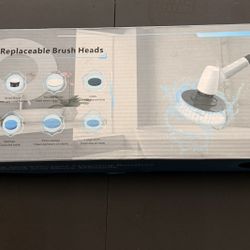 Cordless 2-Speed Electric Spin Scrubber 8 Detachable Brush Heads