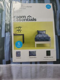 Reversible Microfiber Comforter And Sheet Set