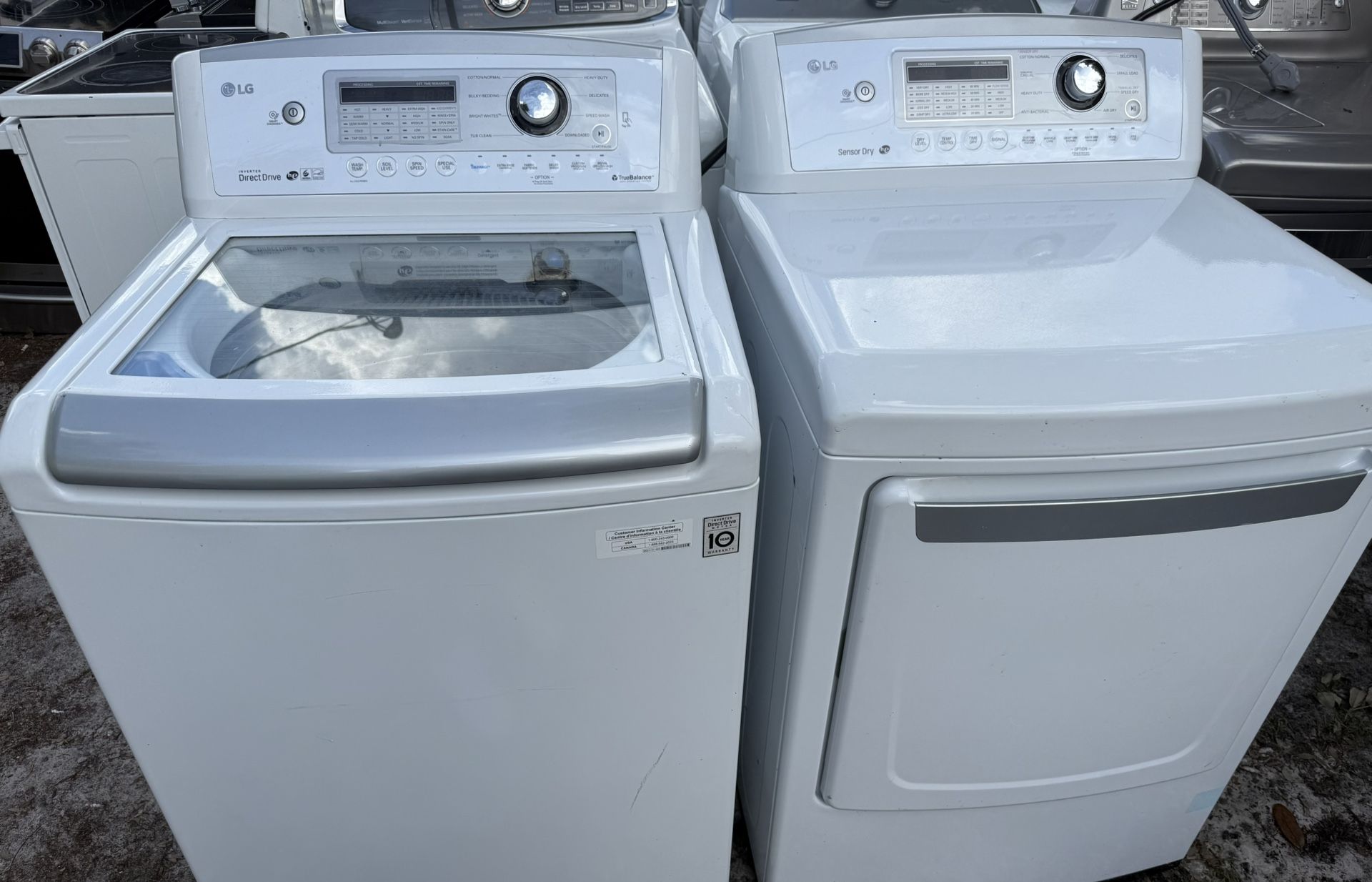 Lg Set Washer And Dryer / Working Perfect / 2 Month Warranty