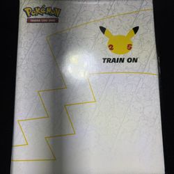 Pokémon 25th Anniversary Pikachu Jumbo Card Binder