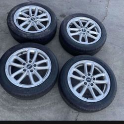 4 - 205/55r17 5x120 5x4.72 Mini Cooper Countryman Wheels Rims Good Tires !