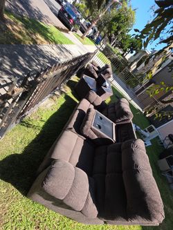 Reclining Living Room Set – Must Go Today – $150 Cash