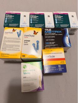 Diabetic Test Strips & Lancets Bundle, Sealed