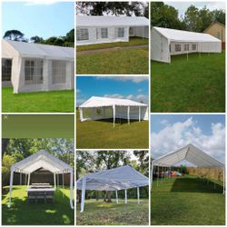 Canopy Tent Different Sizes And Prices 10x20. , 20x20 , 20x 30  Tables And Chairs 