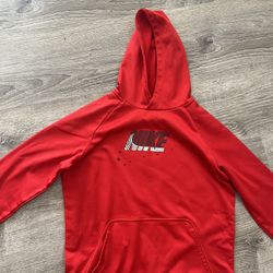 Boys Red Nike Hoodie