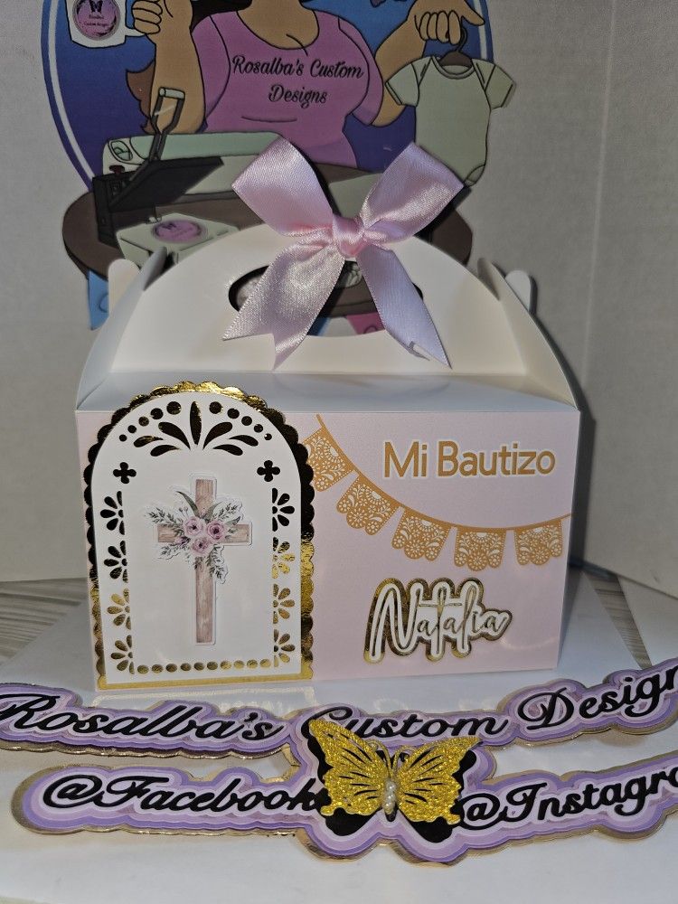 Baptism Candy Boxes