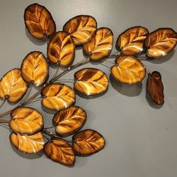 Metal Leaves Art