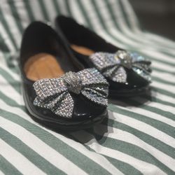 KURT GEIGER  LONDON KIDS EAGLE BOW BALLET FLAT