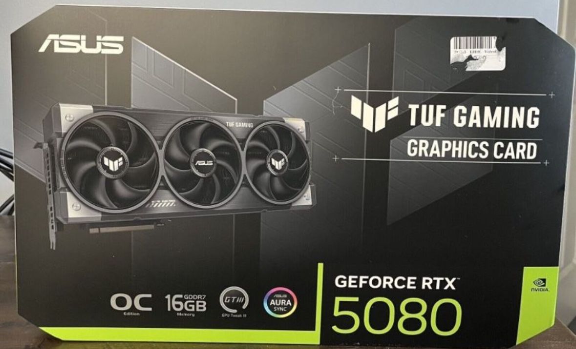 ASUS TUF Gaming GeForce RTX 5080 16GB GDDR7 OC Edition