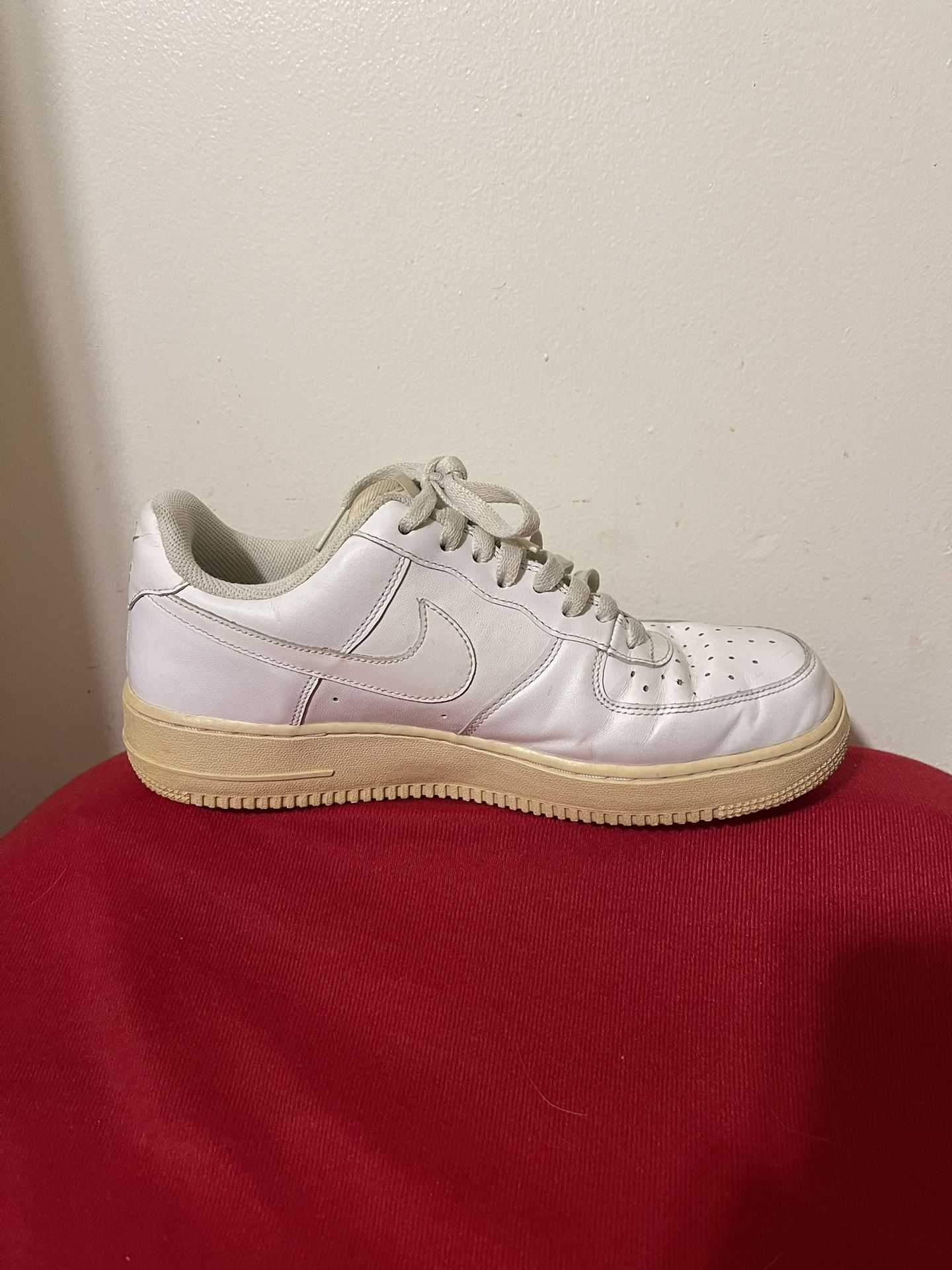 Nike Air Force One Men's Sneakers White Size 9