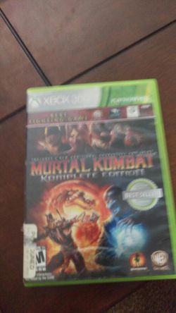 Xbox 360 game mortal kombat