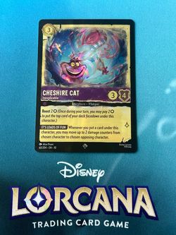 Disney Lorcana TCG (Cheshire Cat - Inexplicable, Super Rare, Holofoil) Make an Offer!