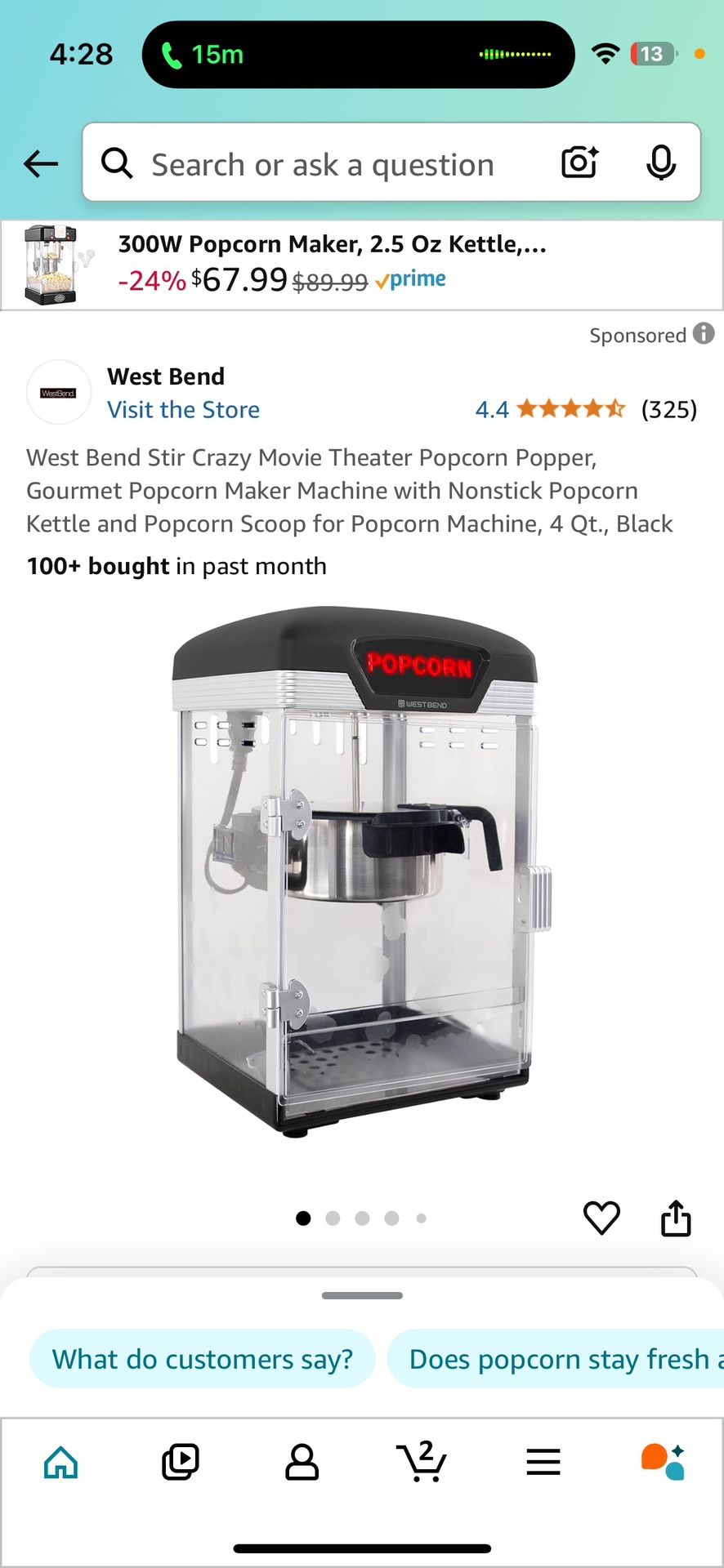 Pop Corn Machine 