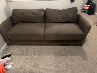 Brown 3-Seater Sofa / Couch – Comfortable & Good Condition