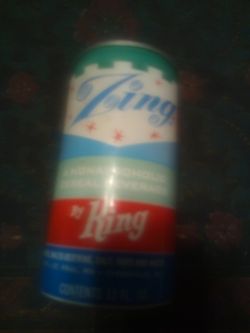 Vintage zing beer can / a non-alcoholic cereal beverage / g. Heilman brewing company / 12 oz. Can
