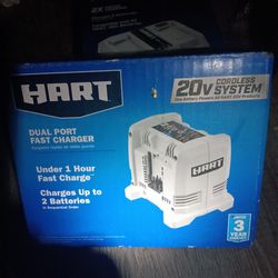 20 Volt Dual Charger By Hart 