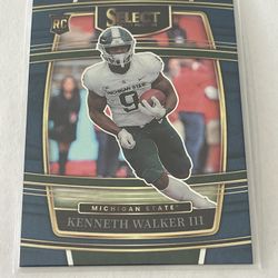 Kenneth Walker III Seahawks Rookie Card