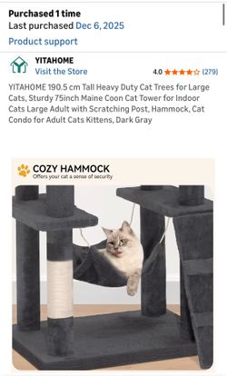 Cat house trees