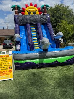 Double waterslide for sale