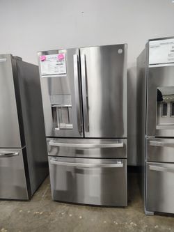 GE Profile 22.4cu.ft.Smart Counter -Depth fingerprint Resistant 4door French door refrigerator
