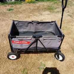 Radio Flyer Brand Wagon.