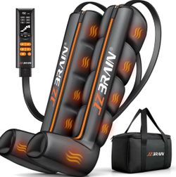 JZBRAIN Air Compression Leg Massager with Heat – Like New