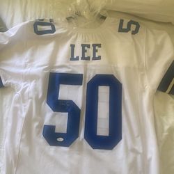 Autographed Sean Lee Jersey