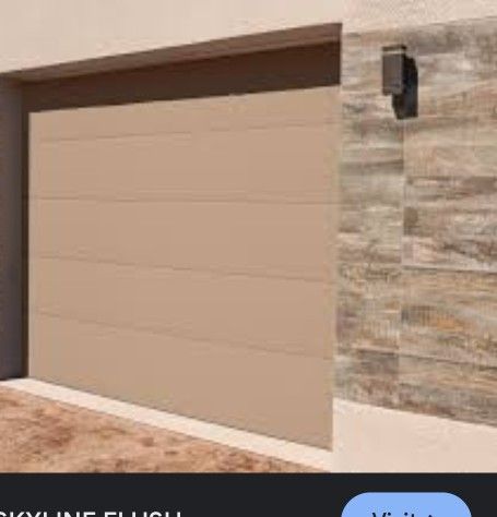 9x7 garage door flush panel insukated