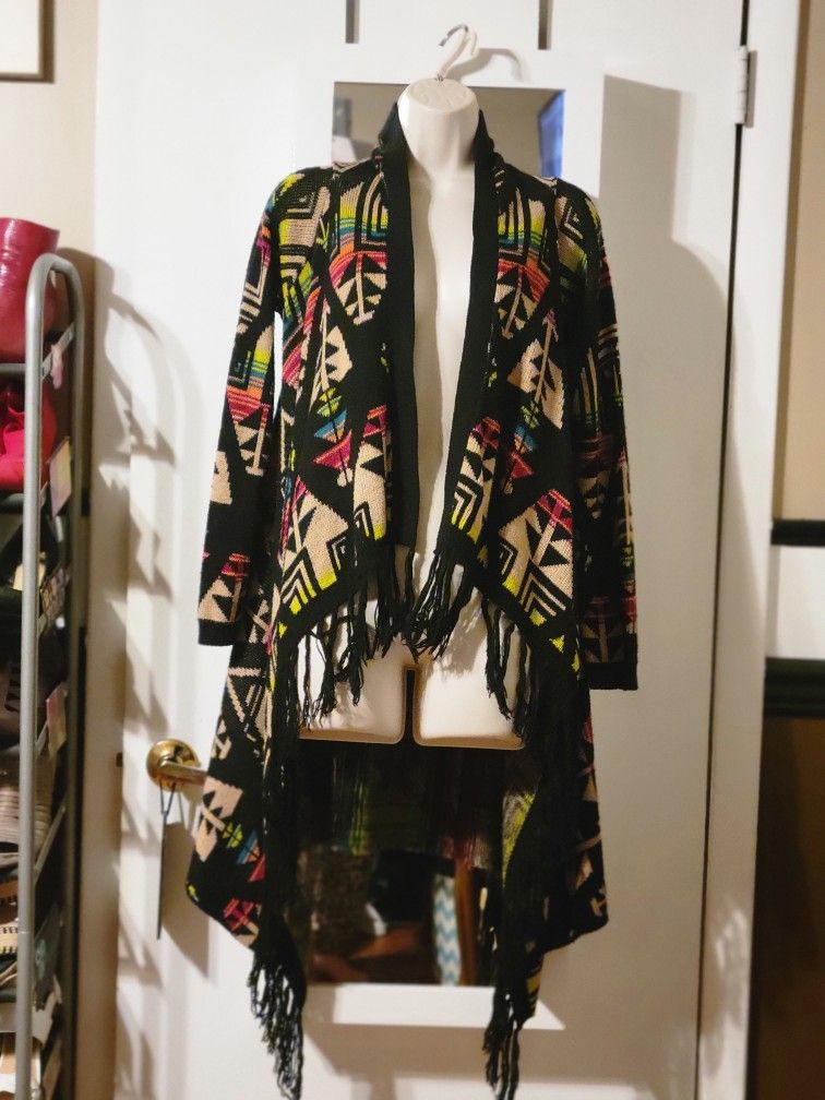 Tribal Design Cardigan
