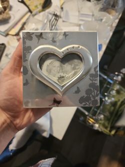 Silver Plated Photo Gift Box.