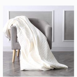 BlanQuil Premium Weighted Blanket - NWG - pearl (48"x74") / 20lb