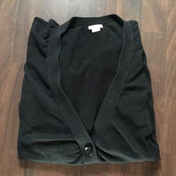 Black cardigan from target size L