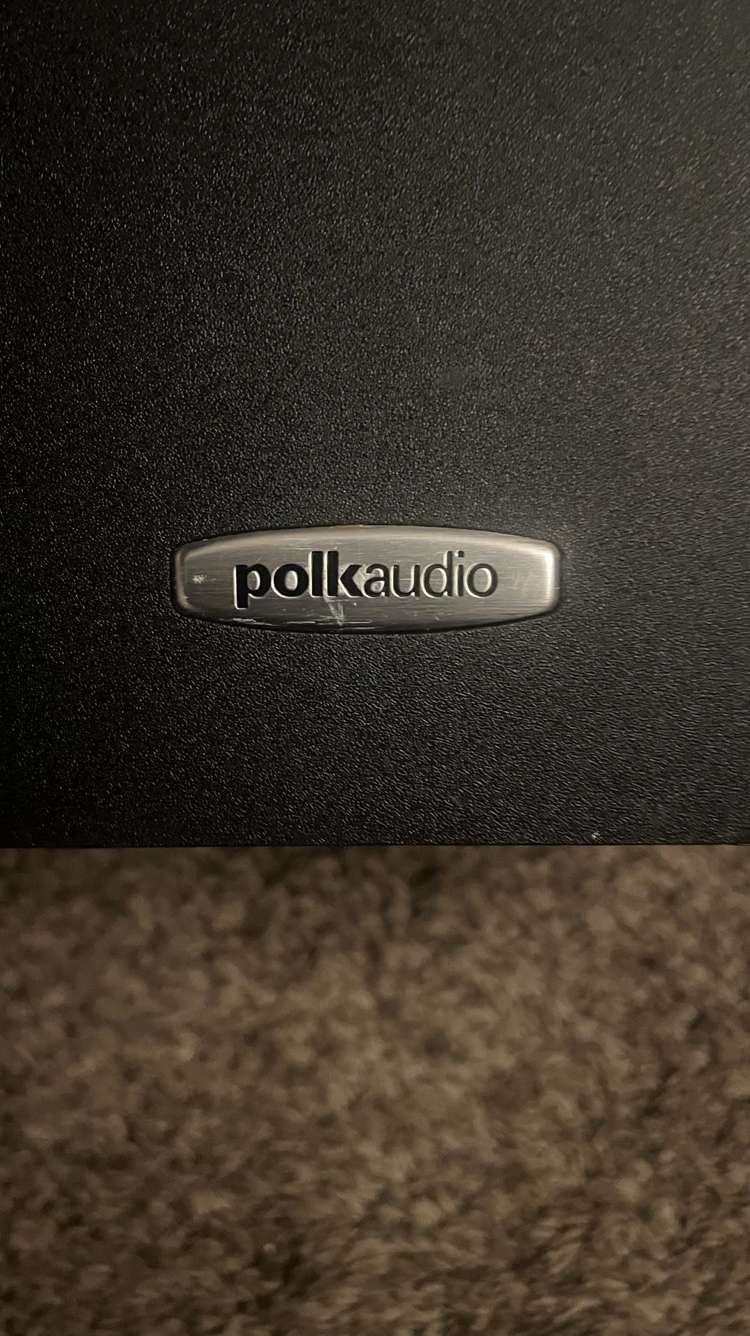 Polk Audio TL1600 Subwoofer Powered Sub Black Home Theater Power