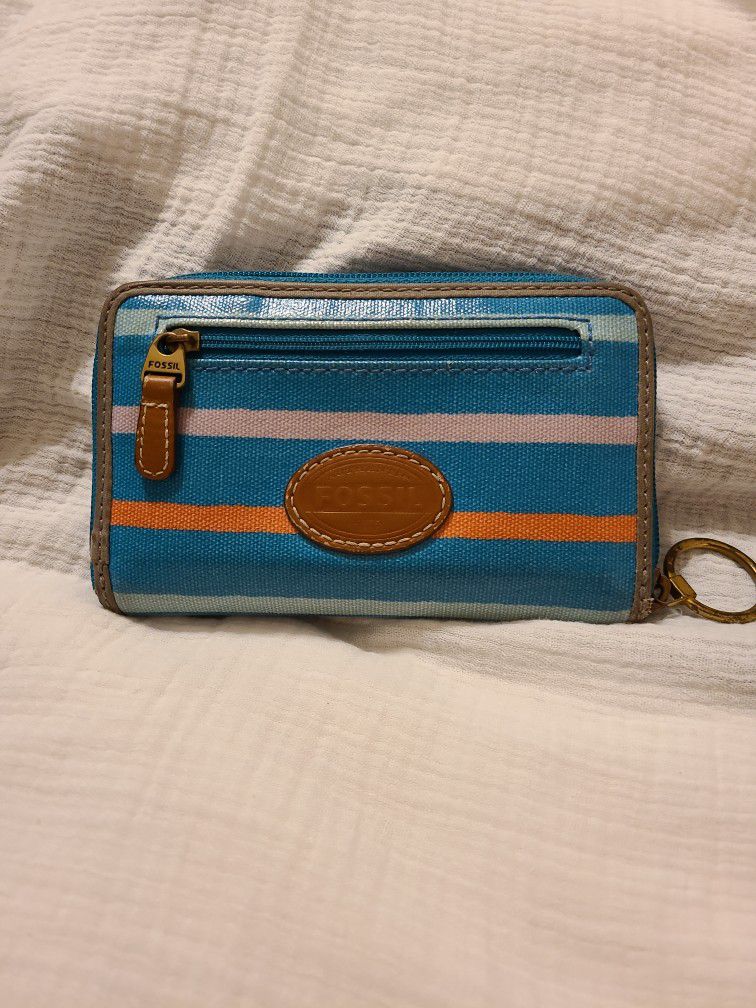 Fossil Striped Wallet 