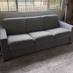 Gray Convertible Sofa Bed