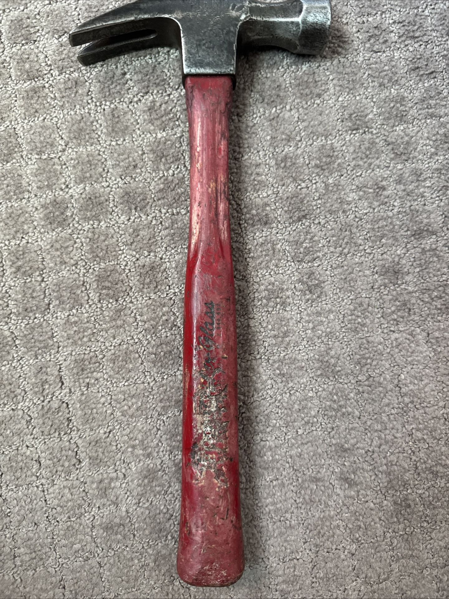 Plumb F57IR 22-OZ Hammer Hand Tool Steel Head Red