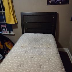 Twin Bed and Mattress