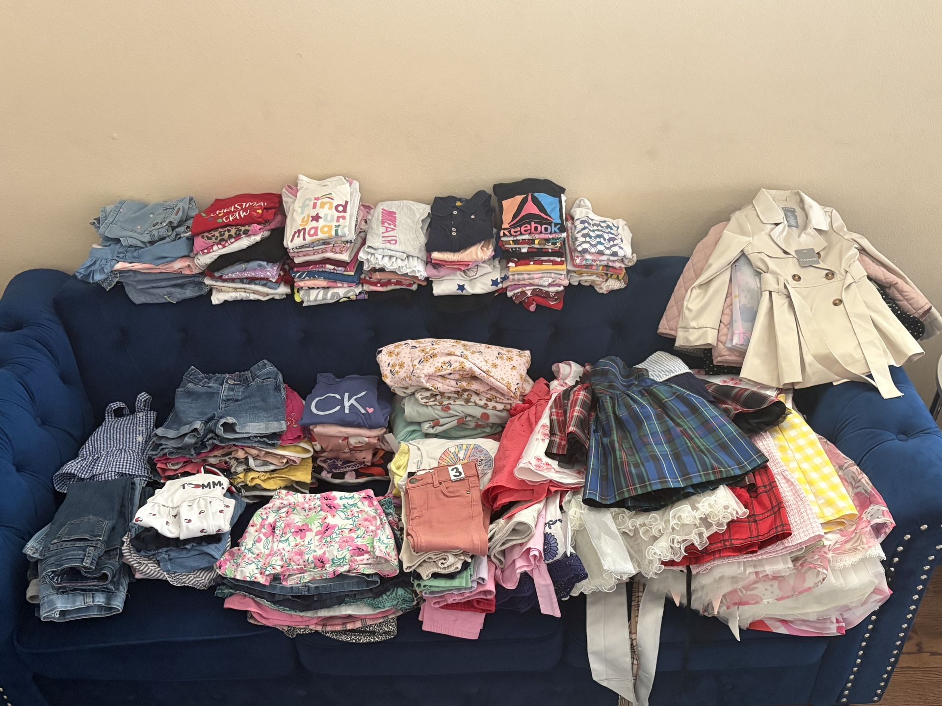 Huge Girls’ Clothing Lot – Sizes 2T to 4T – Only $75!