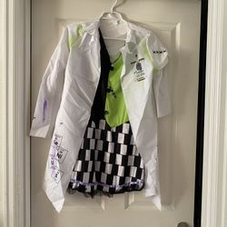 Kids XL Mad scientist Halloween costume 
