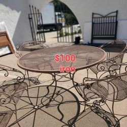 Iron Patio Set