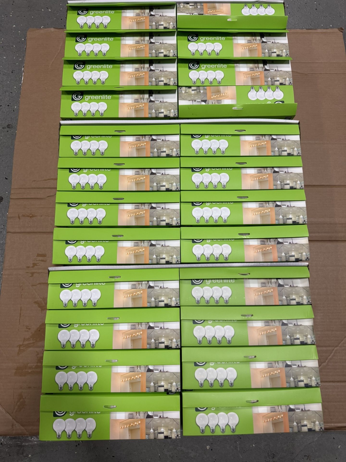 Greenlite G25 LED Globe Bulbs 5W=40W – 450lm, E26 Base, Damp Rated – 96pcs Total