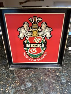 Becks Beer Sign