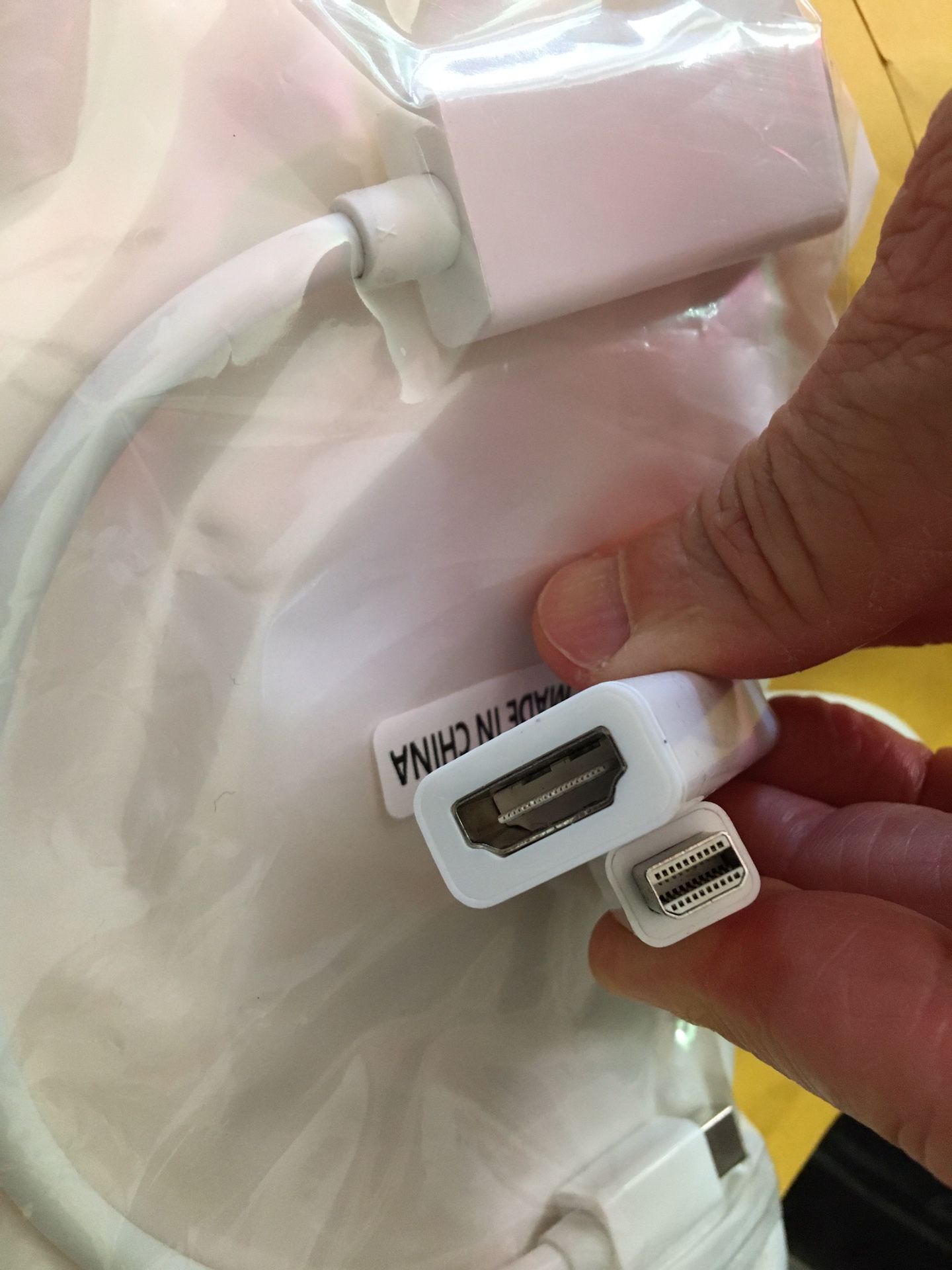 New Mini display port DP thunderbolt to HDMI adapter cable for MacBook Pro air Mac PC Apple