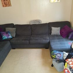 Large Gray Sectional